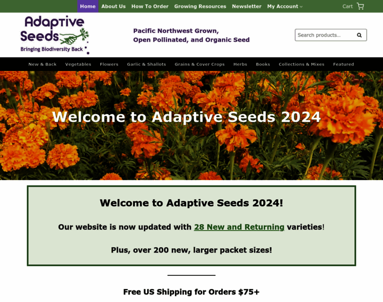 Adaptiveseeds.com thumbnail
