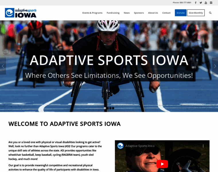 Adaptivesportsiowa.org thumbnail
