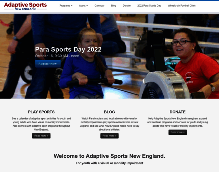 Adaptivesportsne.org thumbnail