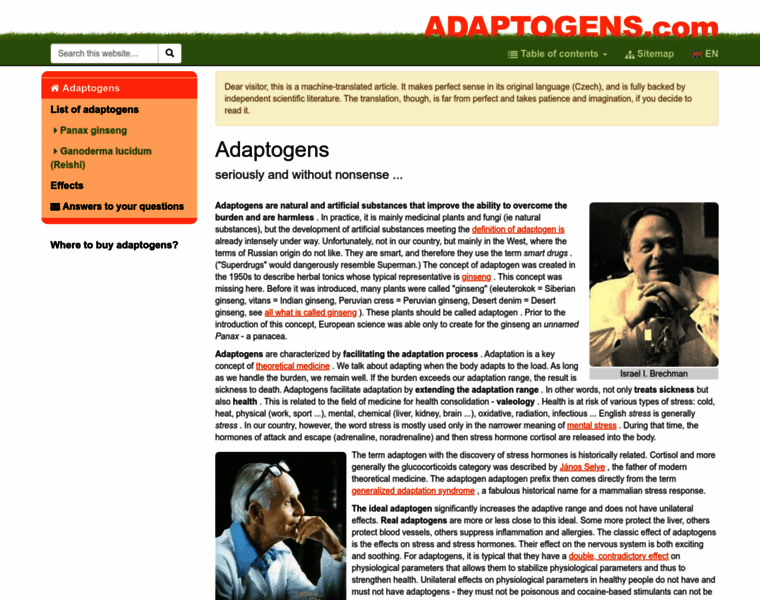 Adaptogens.com thumbnail