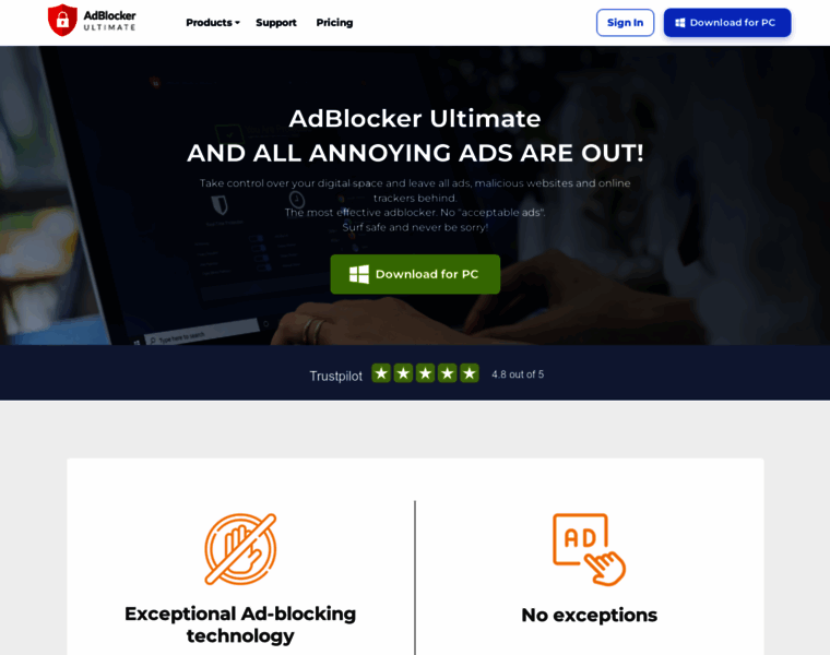Adblockultimate.net thumbnail Adblockultimate.net thumbnail