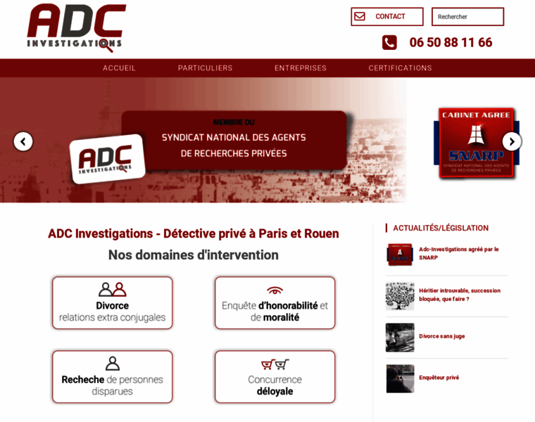 Adc-investigations.fr thumbnail