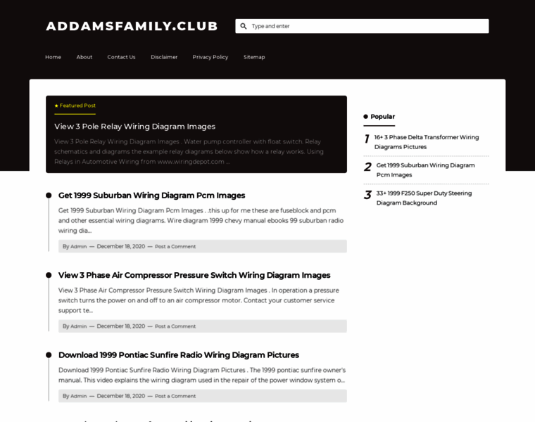 Addamsfamily.club thumbnail