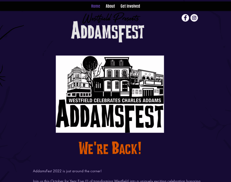 Addamsfest.com thumbnail