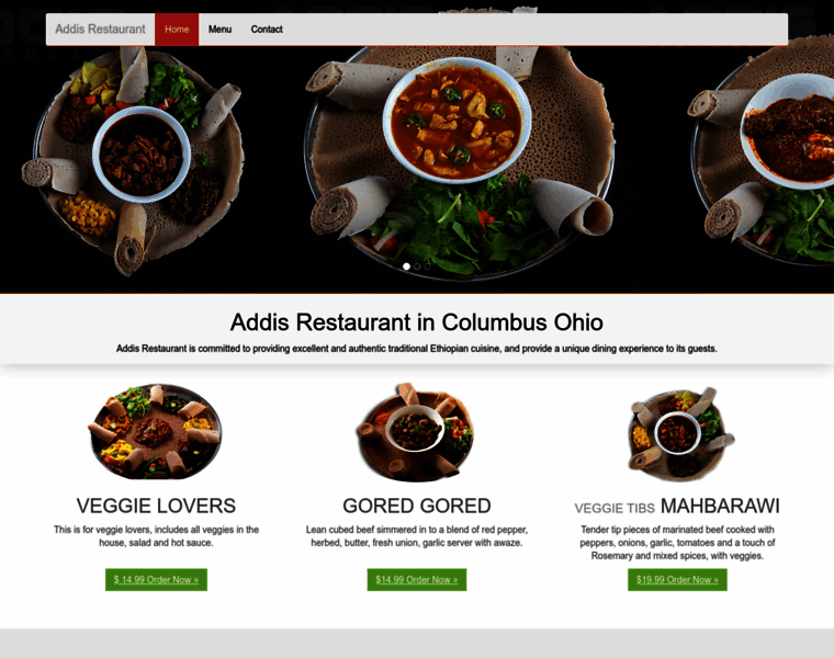 Addis-restaurant.com thumbnail