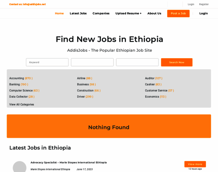 Addisjobs.net thumbnail