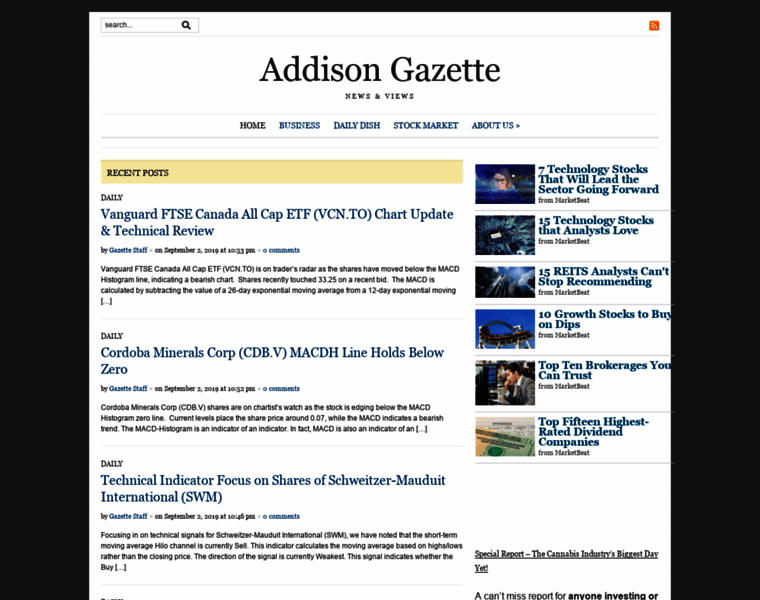 Addisongazette.com thumbnail
