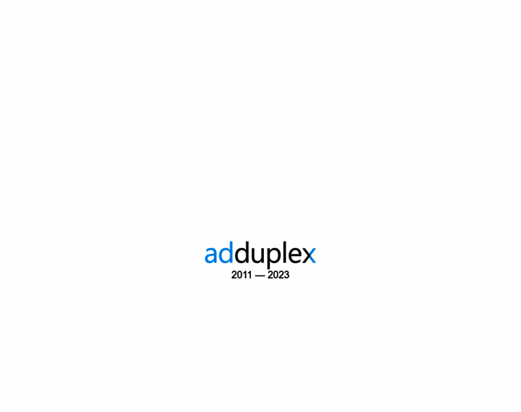 Adduplex.com thumbnail