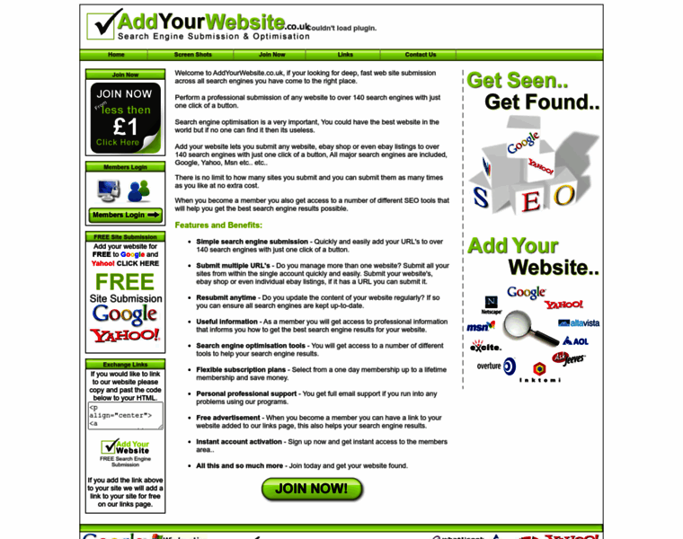 Addyourwebsite.co.uk thumbnail