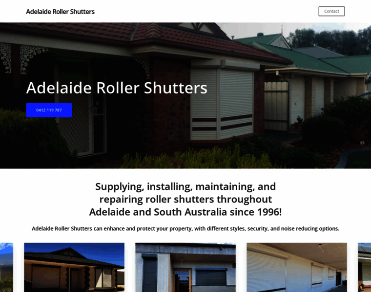 Adelaiderollershutters.com.au thumbnail