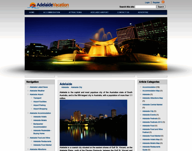 Adelaidevacation.com thumbnail