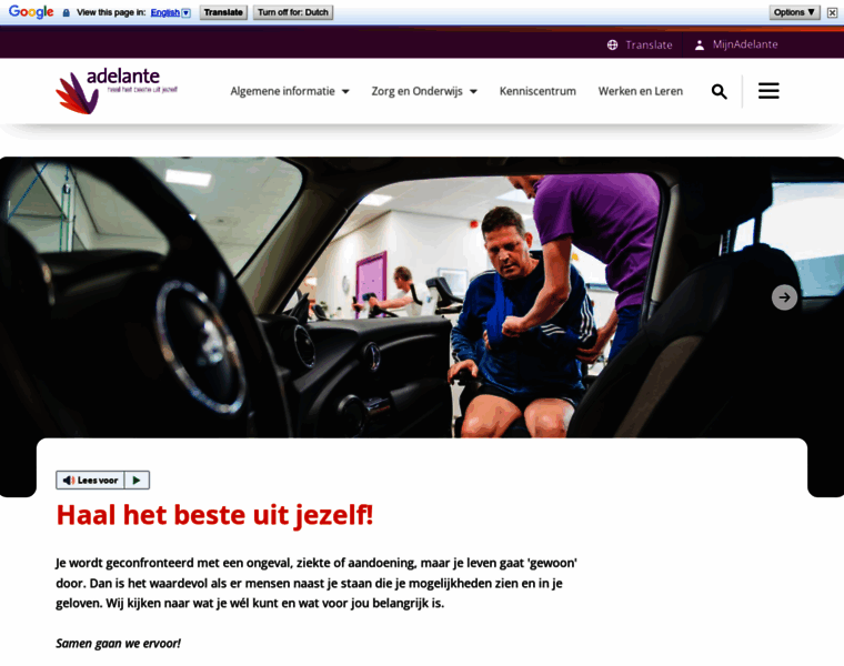 Adelante-zorggroep.nl thumbnail
