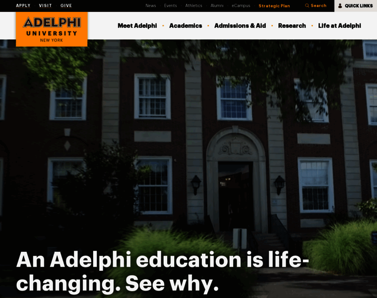 Adelphi.edu thumbnail