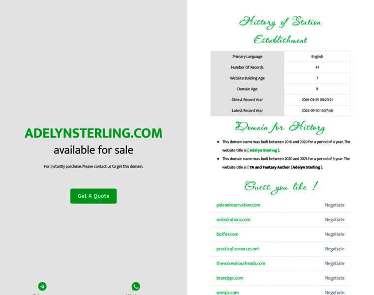 Adelynsterling.com thumbnail