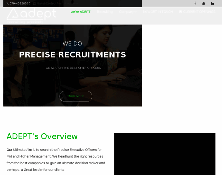 Adeptrecruiting.com thumbnail