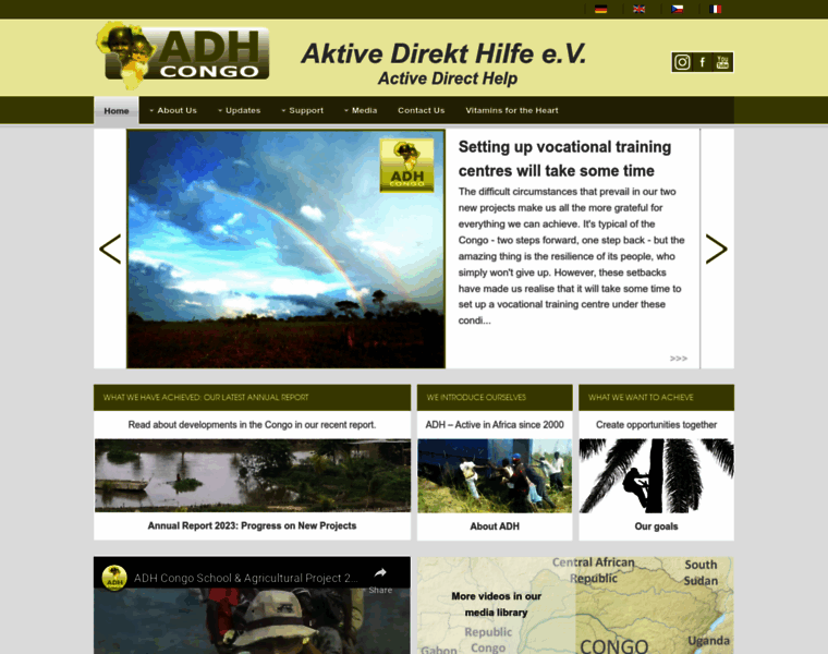 Adh-congo.org thumbnail