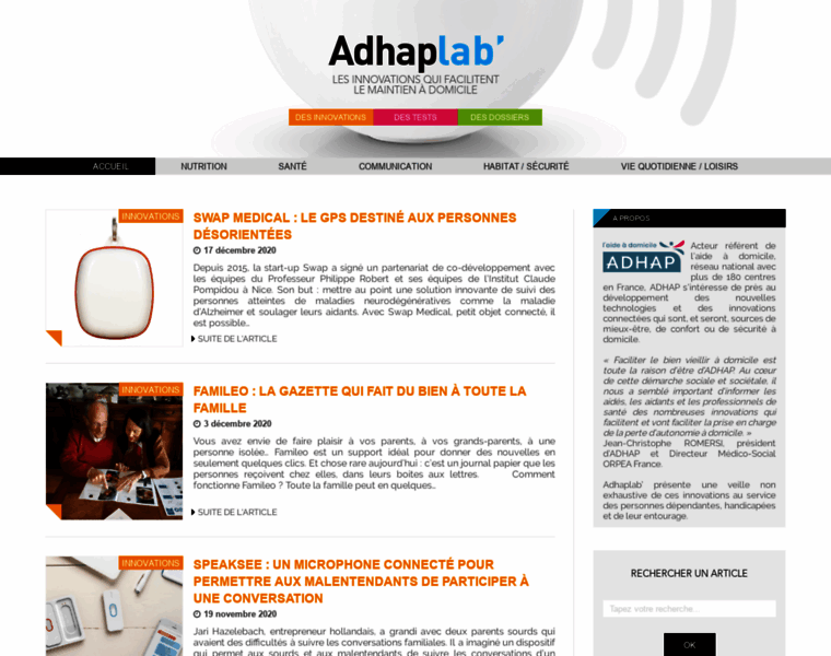 Adhaplab.fr thumbnail