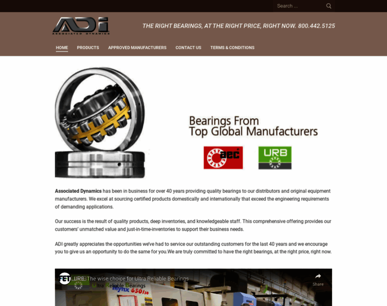 Adi-bearings.com thumbnail