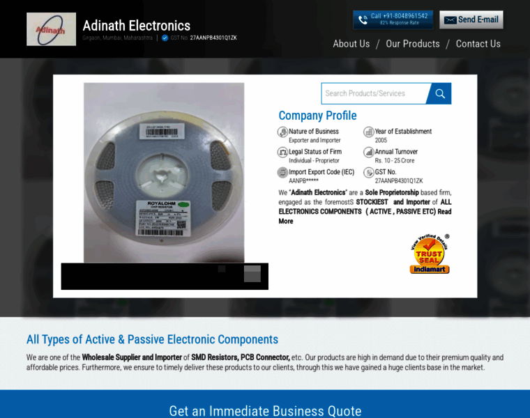 Adinathelectronics.com thumbnail Adinathelectronics.com thumbnail