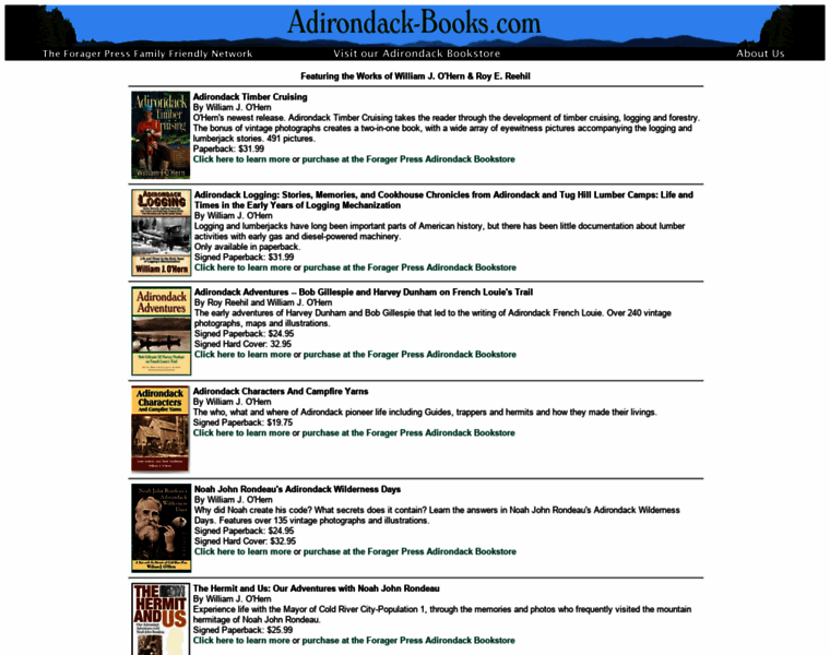Adirondack-books.com thumbnail