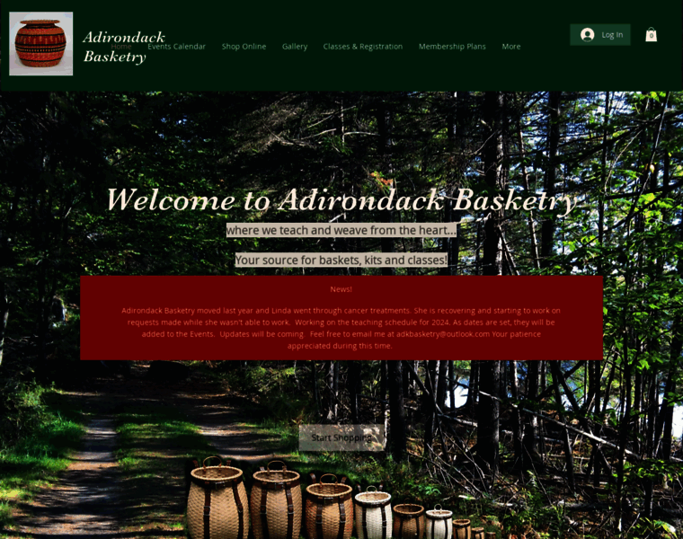 Adirondackbasketry.com thumbnail