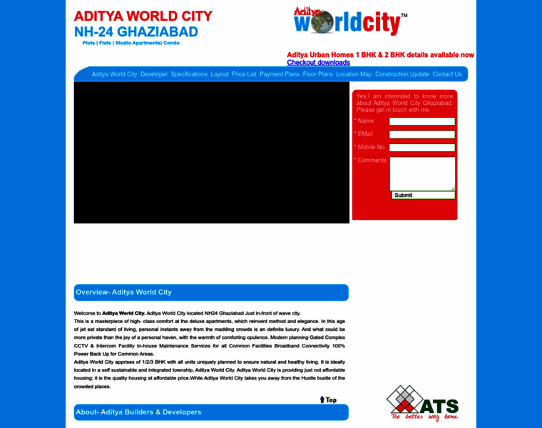 Aditya-world-city.com thumbnail