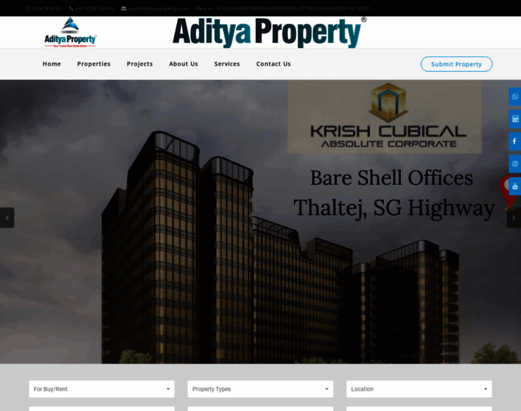 Adityaproperty.co.in thumbnail