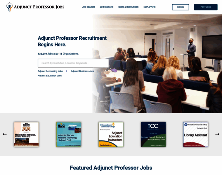 Adjunctprofessorjobs.com thumbnail