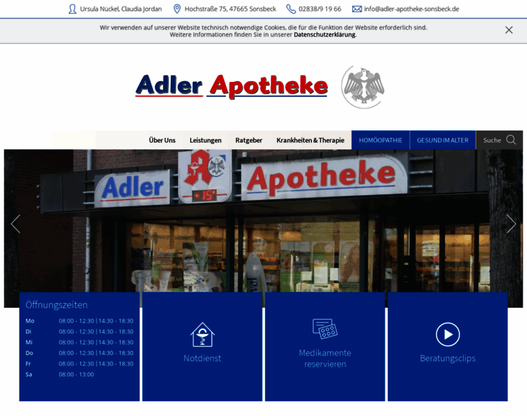 Adler-apotheke-sonsbeck.de thumbnail