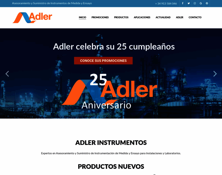 Adler-instrumentos.es thumbnail