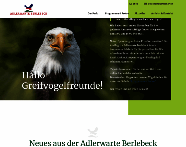 Adlerwarte-berlebeck.de thumbnail