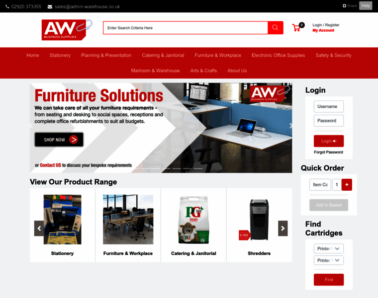 Admin-warehouse.co.uk thumbnail Admin-warehouse.co.uk thumbnail