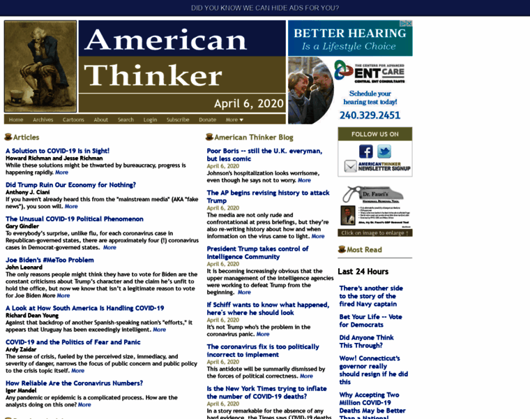 Admin.americanthinker.com thumbnail
