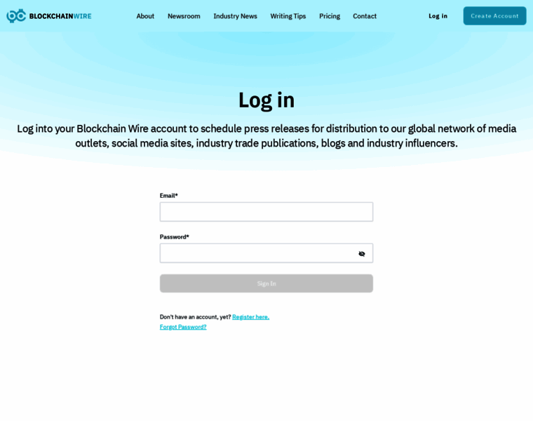 Admin.blockchainwire.io thumbnail