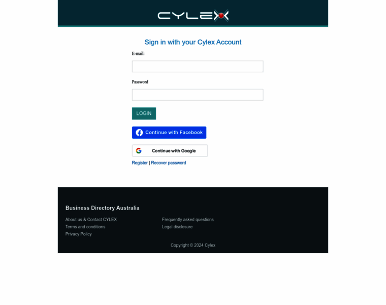 Admin.cylex-australia.com thumbnail