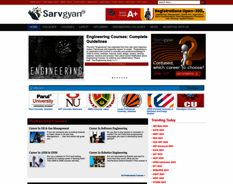 Admin.sarvgyan.com thumbnail