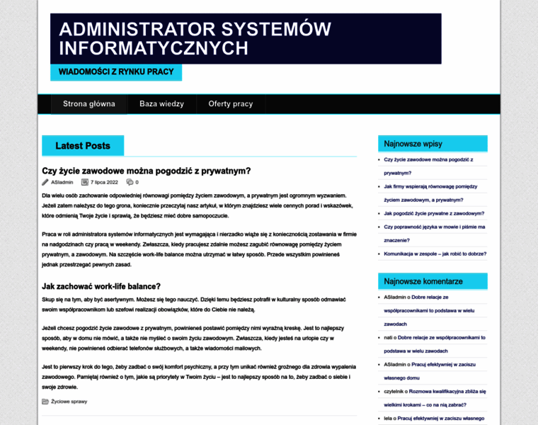 Administrator-systemow-informatycznych.pl thumbnail