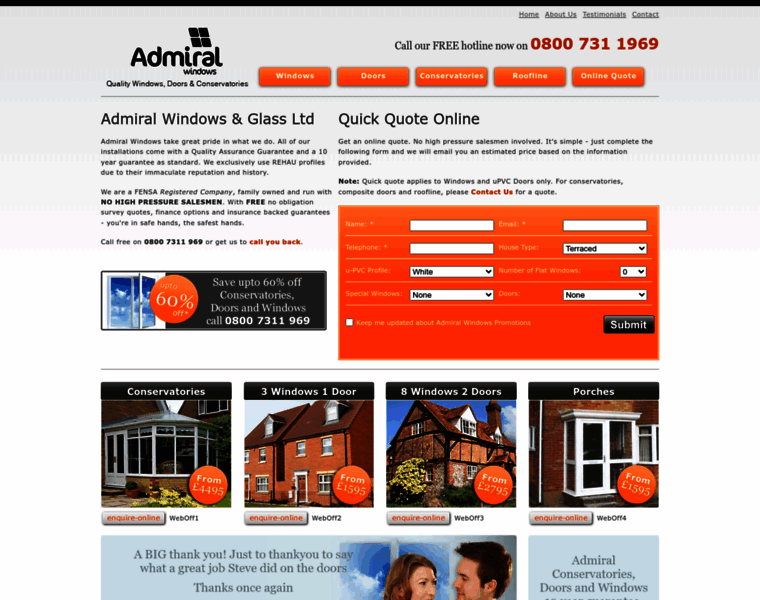 Admiral-windows.co.uk thumbnail