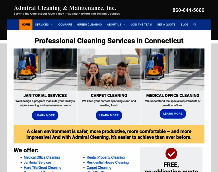 Admiralcleaning.com thumbnail
