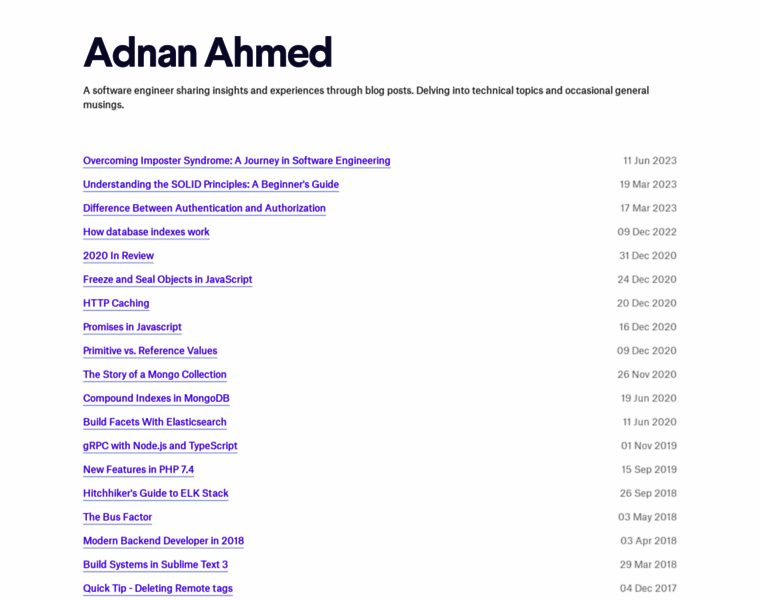 Adnanahmed.info thumbnail