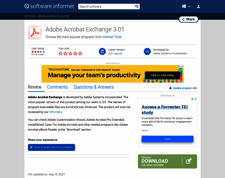 Adobe-acrobat-exchange.software.informer.com thumbnail
