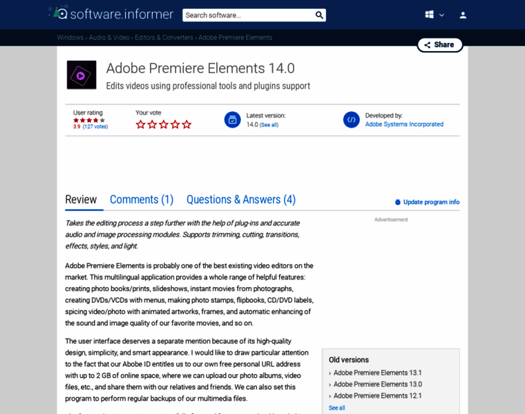 Adobe-premiere-elements.software.informer.com thumbnail