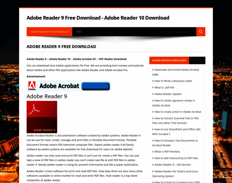 Adobereader9.net thumbnail