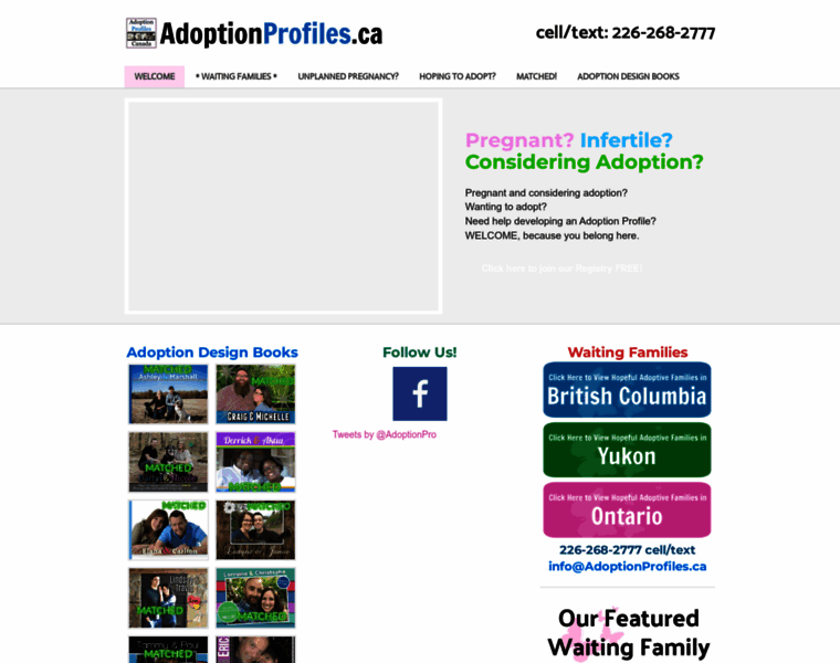 Adoptionprofiles.ca thumbnail