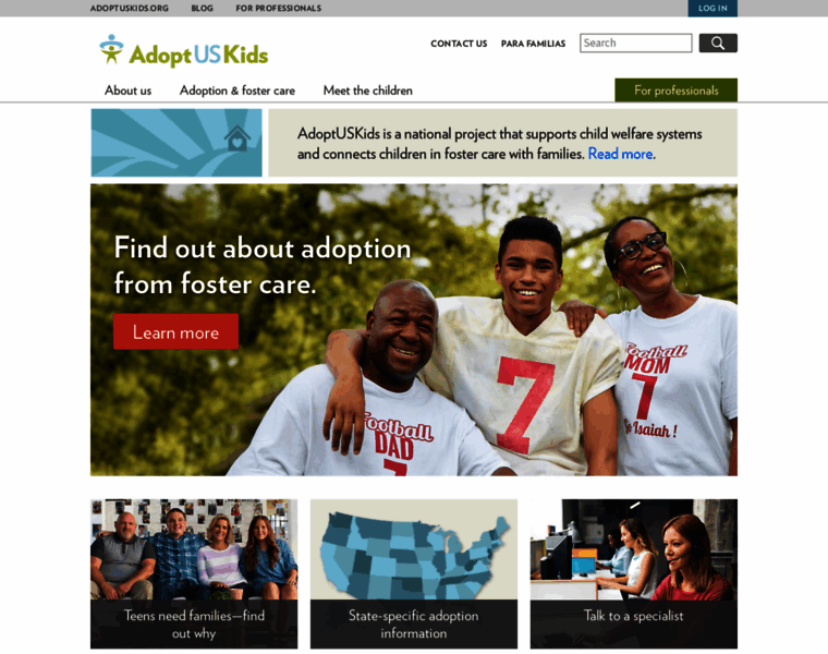 Adoptuskids.org thumbnail