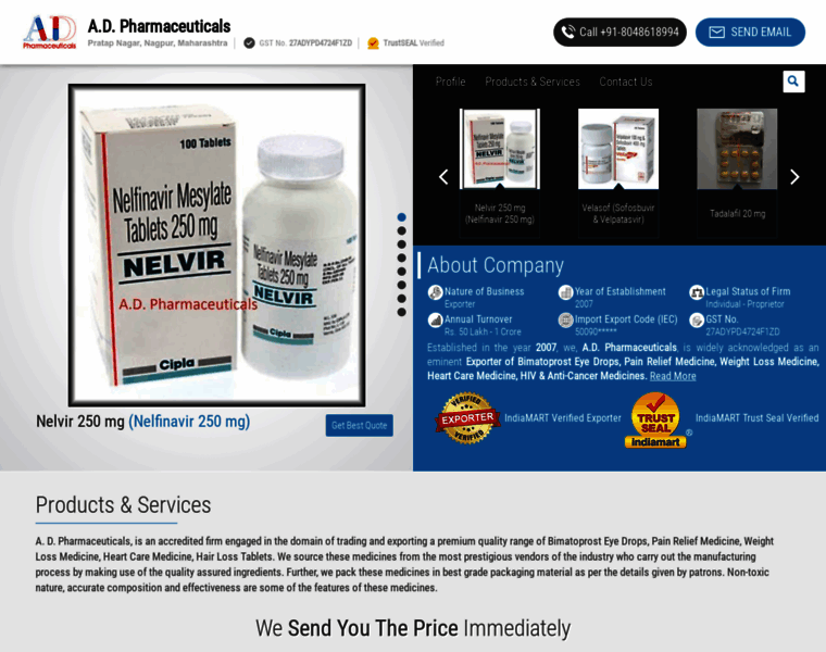 Adpharmaceuticals.net thumbnail