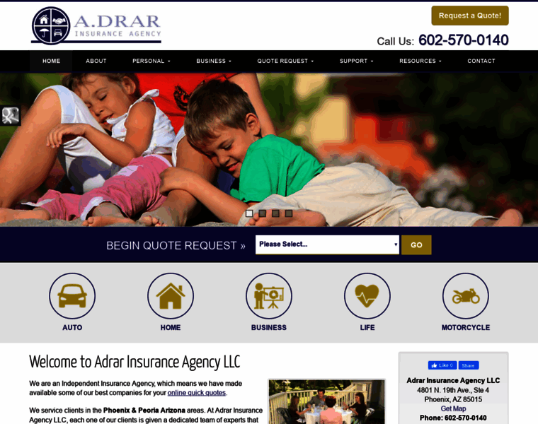 Adrarinsurance.com thumbnail