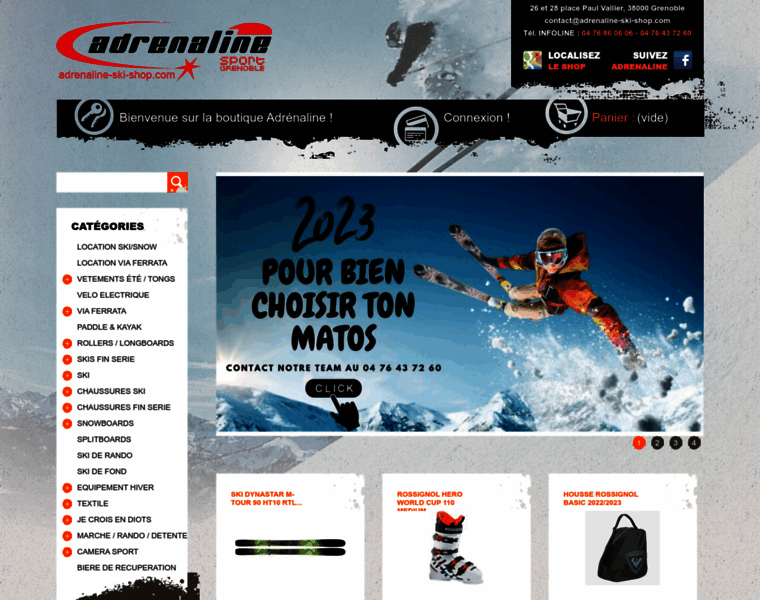 Adrenaline-ski-shop.com thumbnail