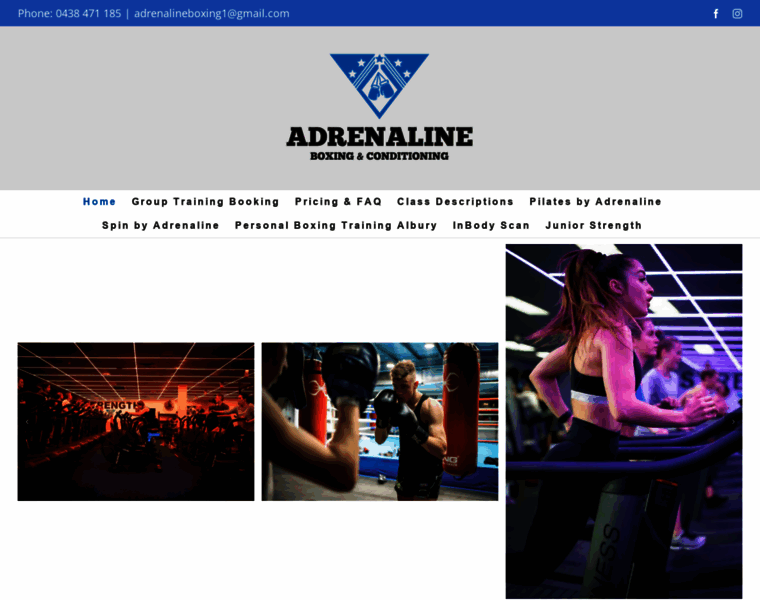 Adrenalineboxing.com.au thumbnail