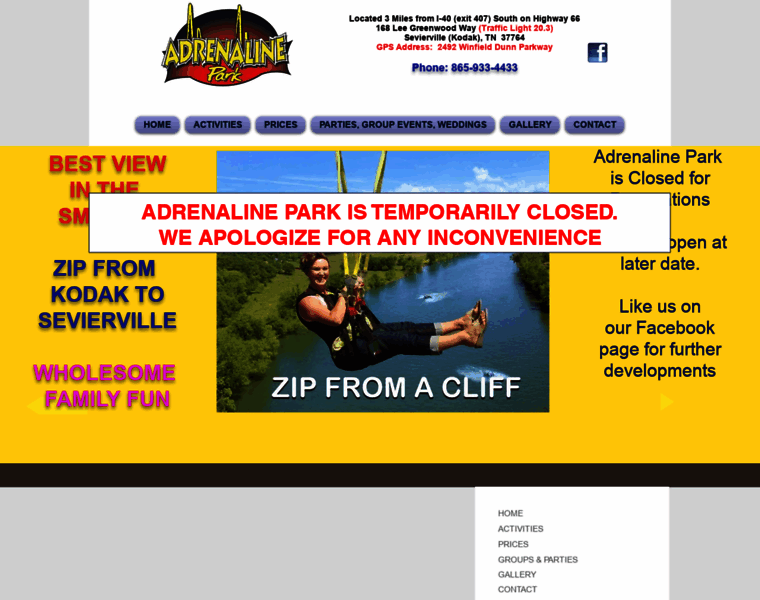 Adrenalinepark.com thumbnail